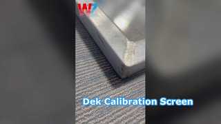 PCB アセンブリ 134764 DEK キャリブレーション画面